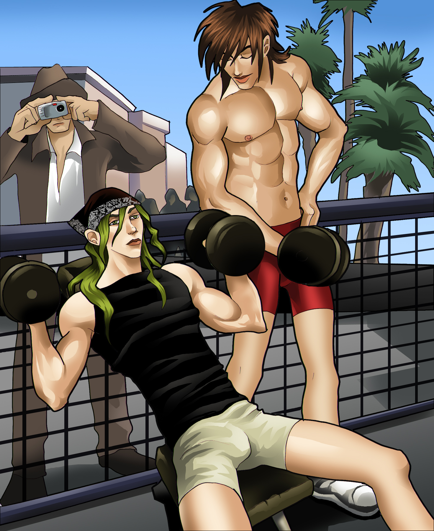 Ff7 hentai bishonen Lesbian action film